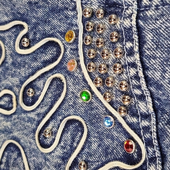Vintage Jonathan G Denim Bling Jacket Rare - Picture 10 of 12